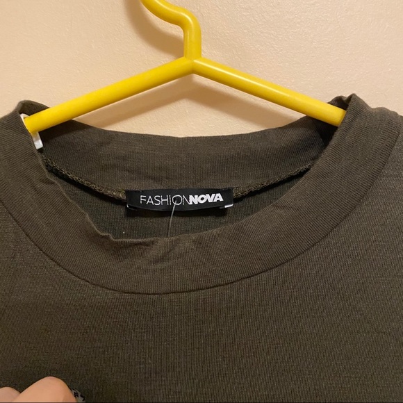 FashionNova Olive Mini Dress - Picture 4 of 6